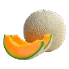 Melón Cantalupo Fresco Orgánico Cortado