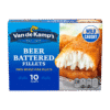 Van de Kamp’s Beer Battered 100% Whole Fish Fillets, Frozen, 19.1 oz 10 ct